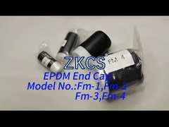 Αντίσταση σε όζον και υπεριώδη ακτινοβολία Κρύο συρρίκνωση EPDM Τελικό κάλυμμα Προστασία τερματικών τμημάτων για καλώδια και σωλήνες