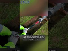 Το μεγάλο κρύο καλωδίων OD EPDM συρρικνώνεται το σωλήνα 1433mm για το καλώδιο OD υψηλό συρρικνώνεται την αναλογία