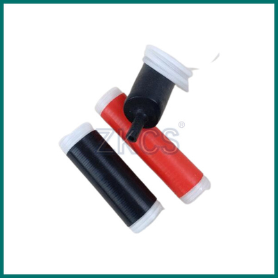 Μαύρο και κόκκινο εύκαμπτο κρύο Shrinkable Sleeving για τη μόνωση και την προστασία καλωδίων