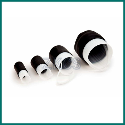 Μαύρο EPDM Cold End Caps για την περιβαλλοντική σφράγιση και μηχανική προστασία των εκτεθειμένων τερμάτων καλωδίων χρησιμοποιώντας